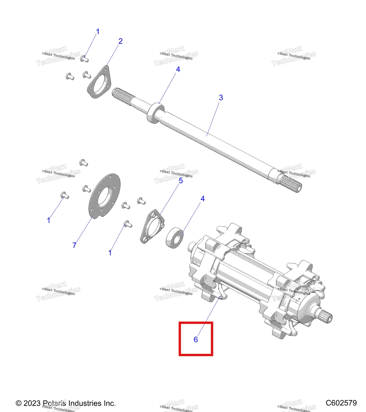 Деталь 1597862 на схеме узла Drive Train, Jackshaft & Driveshaft S27tfb8r
