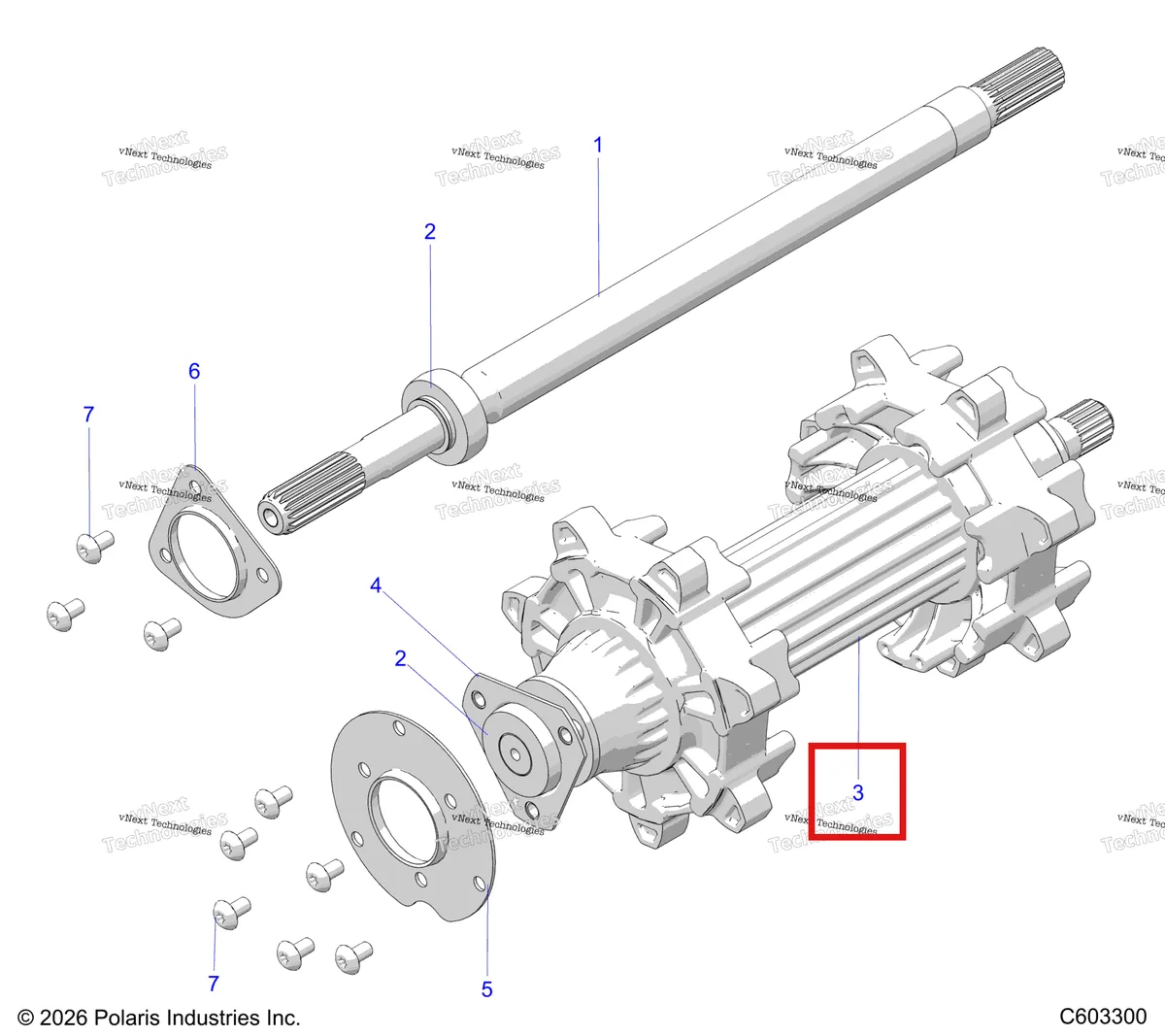 Деталь 1597870 на схеме узла Drive Train, Jackshaft & Driveshaft S27tfm8m