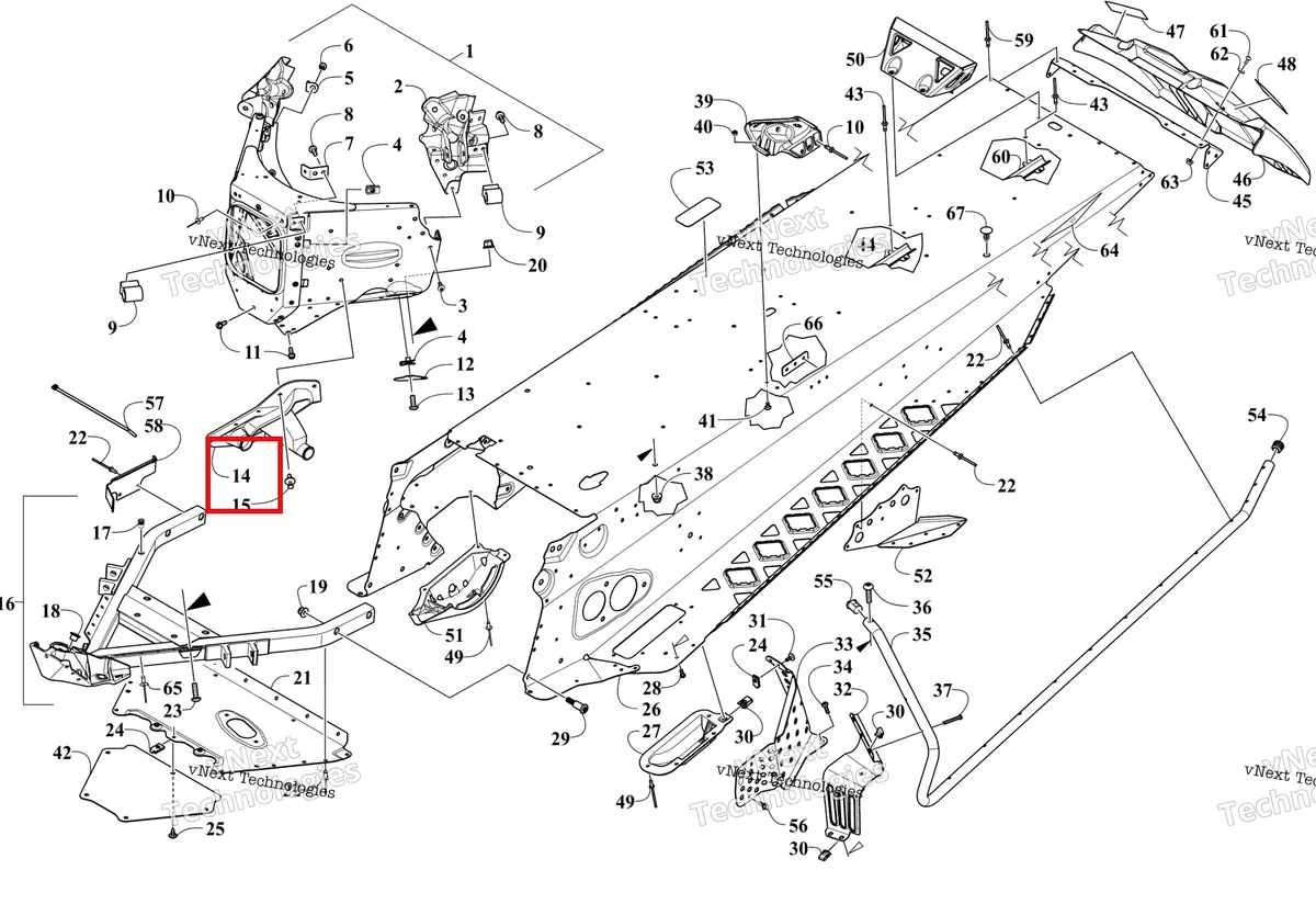 Деталь 1605-029 на схеме узла Chassis Assembly