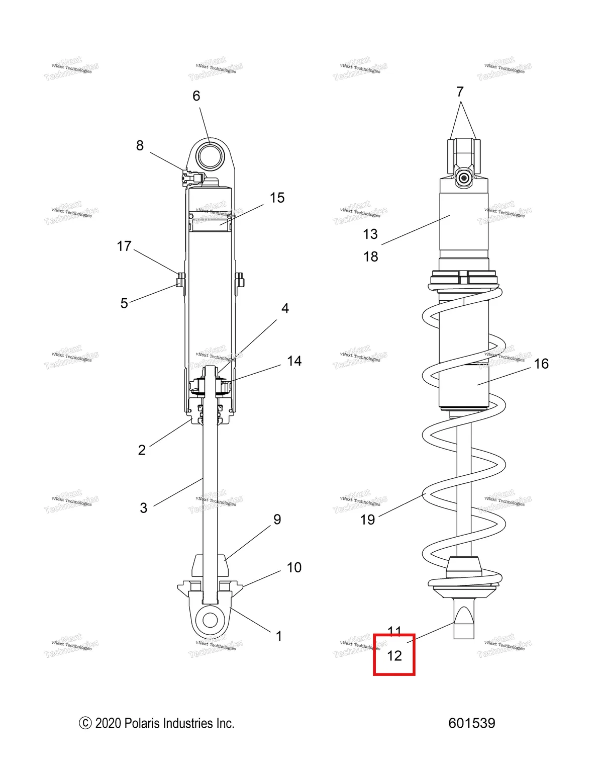 Деталь 1800041 на схеме узла Suspension, Shock, Ifs S27tfm9b (601539)