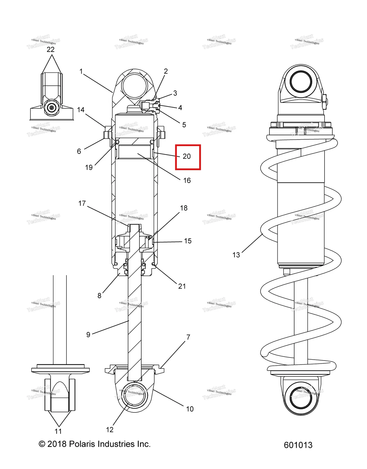 Деталь 1800297 (TEFLON WEAR лента Polaris 800 AXYS Pro RMK LE 155 (2017) (1800297)) на схеме узла 2022 Polaris 850 RMK PRO 155 2.75