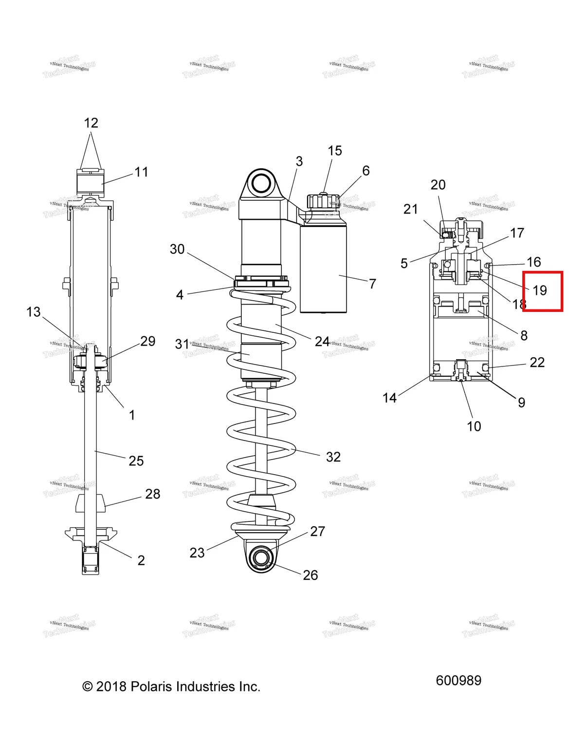 Деталь 1800358 (Уплотнительное кольцо CLICKER корпус 900605 Polaris 800 AXYS Pro RMK LE 155 (2017) (1800358)) на схеме узла 2022 Polaris 850 RMK PRO 155 2.75