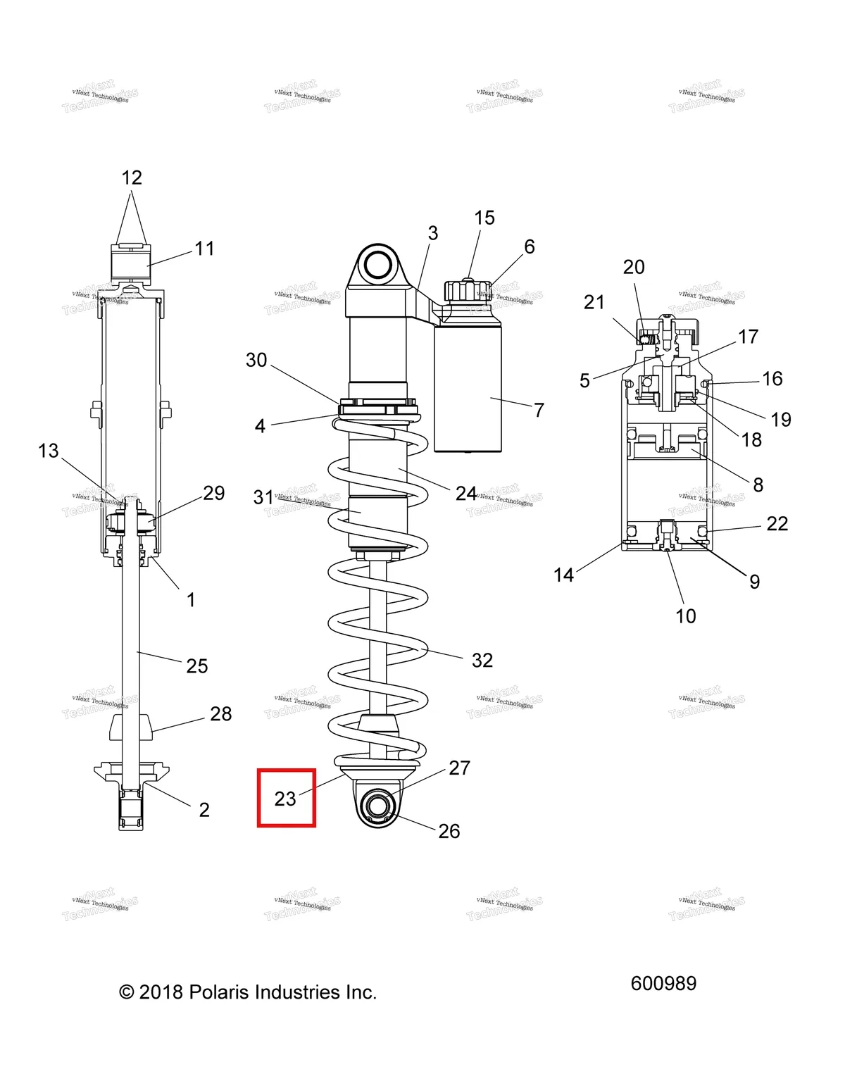 Деталь 1800658 (BEVELED пружина фиксатор кольцо Polaris 800 AXYS Pro RMK LE 155 (2017) (1800658)) на схеме узла 2022 Polaris 850 RMK PRO 155 2.75