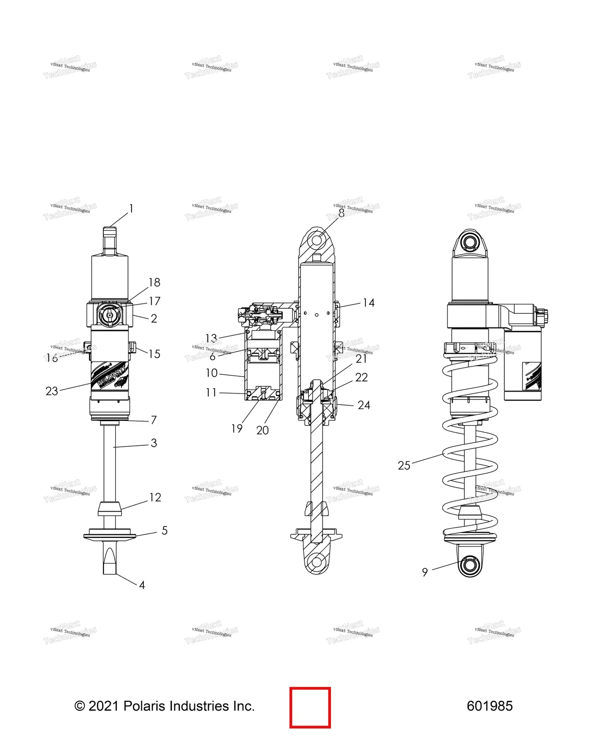 Деталь 1800936 на схеме узла Suspension, Shock, Ifs