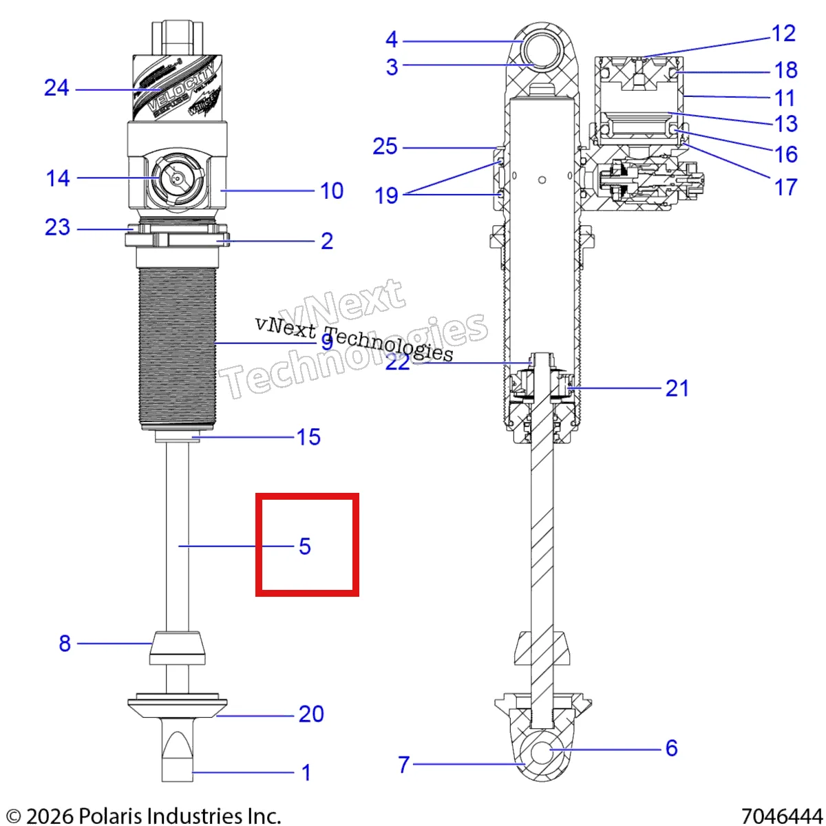 Деталь 1801055 на схеме узла Suspension, Shock, Ifs S27tfm9b (7046444)