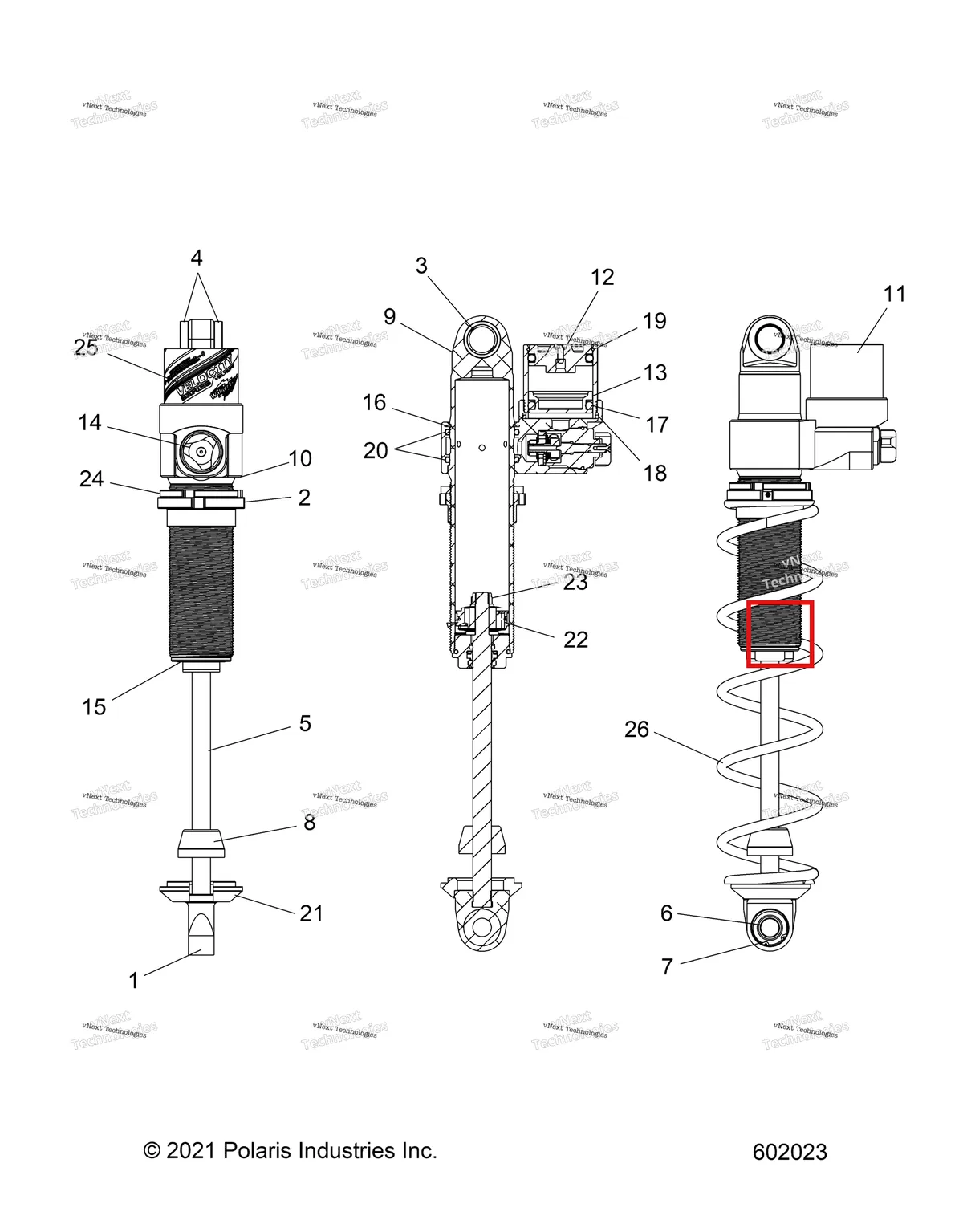 Деталь 1801056 на схеме узла Suspension, Shock, Ifs, Velocity