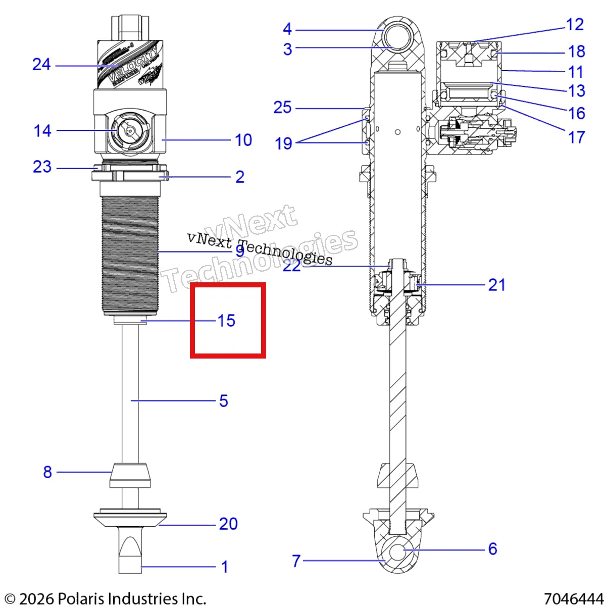 Деталь 1801060 на схеме узла Suspension, Shock, Ifs S27tfm9b (7046444)