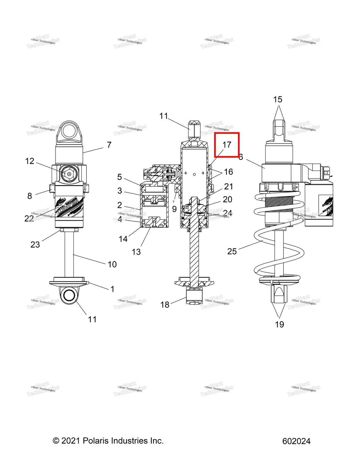 Деталь 1801075 на схеме узла Suspension, Shock, Front Track S27tgm9b (602024)