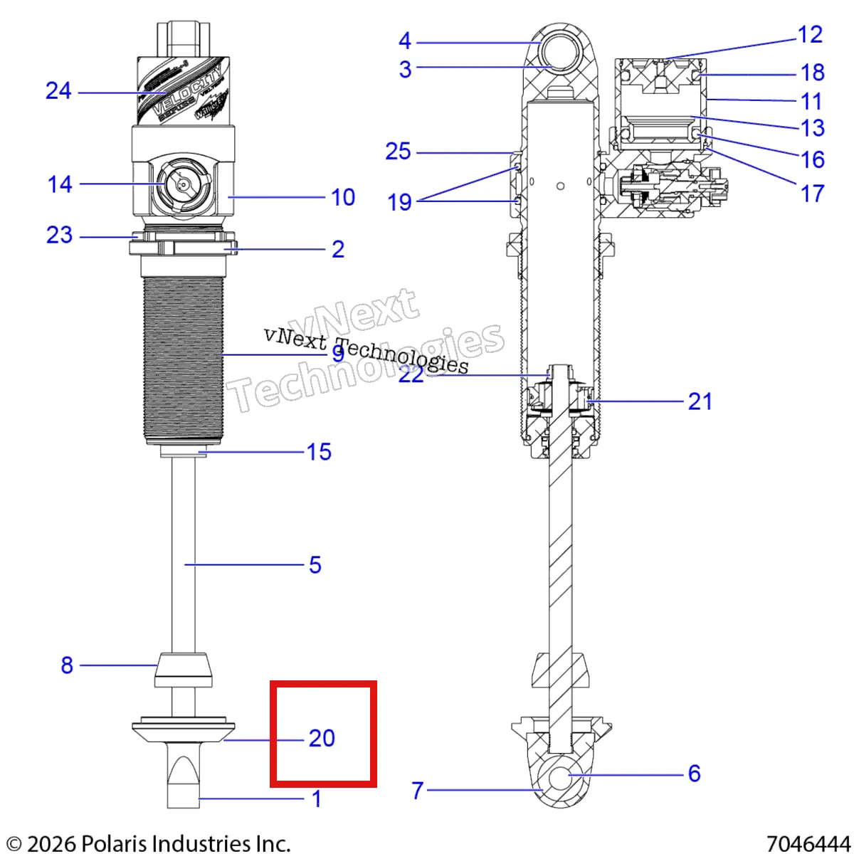 Деталь 1801254 на схеме узла Suspension, Shock, Ifs S27tfm9b (7046444)