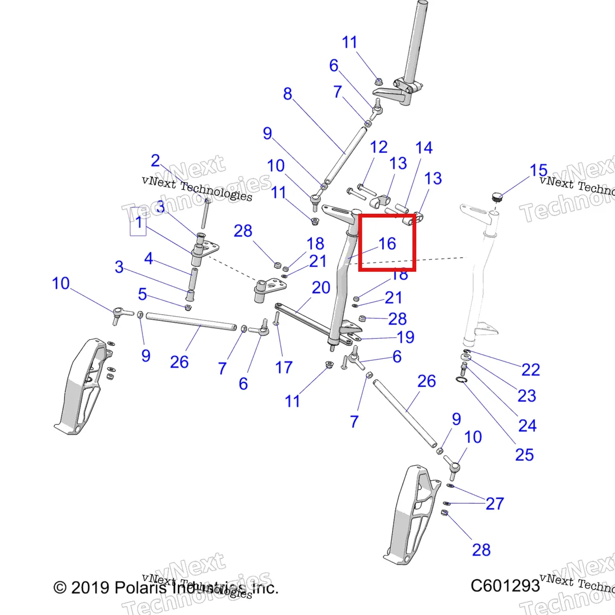 Деталь 1824727 на схеме узла Steering, Lower All Options