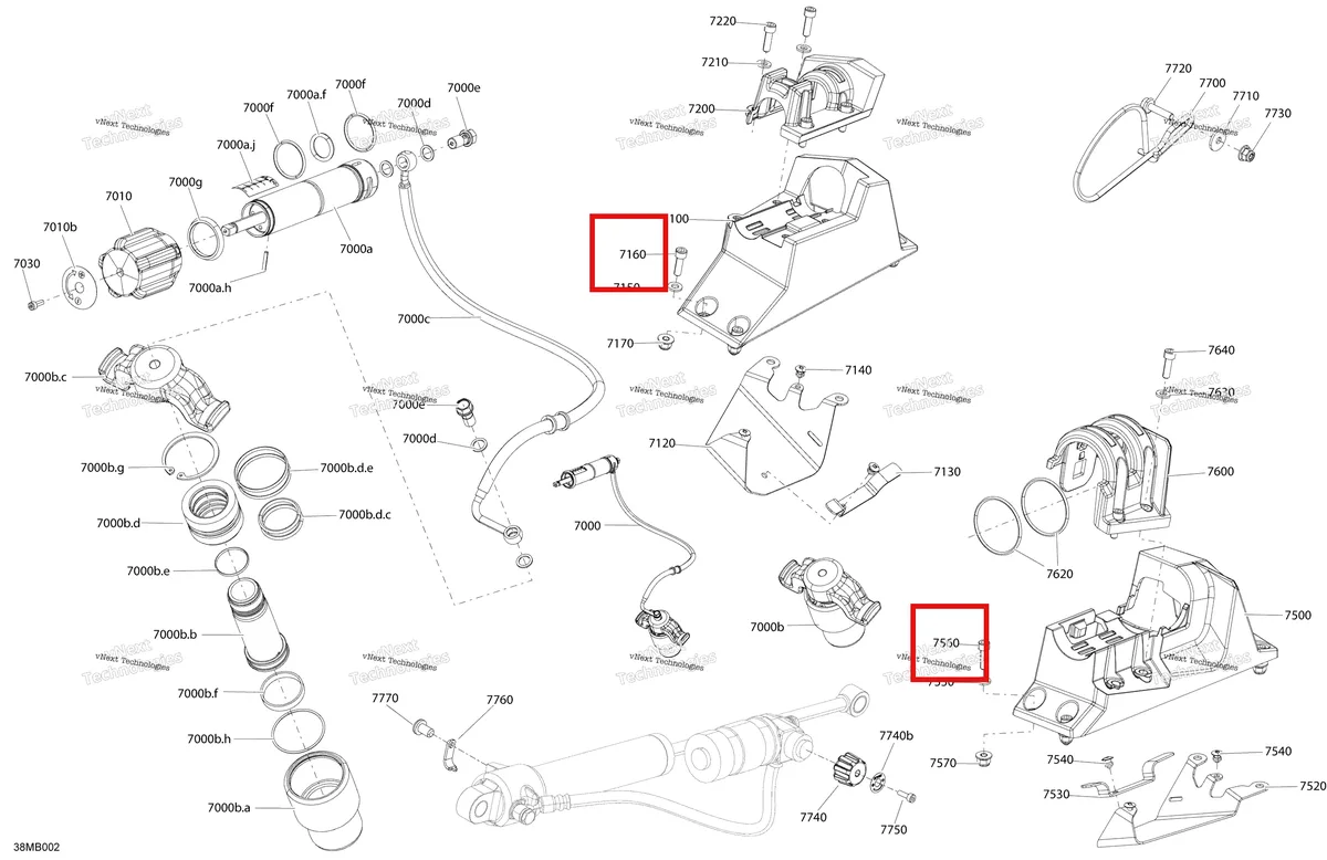 Деталь 205062560 (Деталь Socket Head Screw M6 X 25) на схеме узла 2022 Ski-Doo MXZ 850 E-TEC - X Suspension - Qas - Quick Adjustment