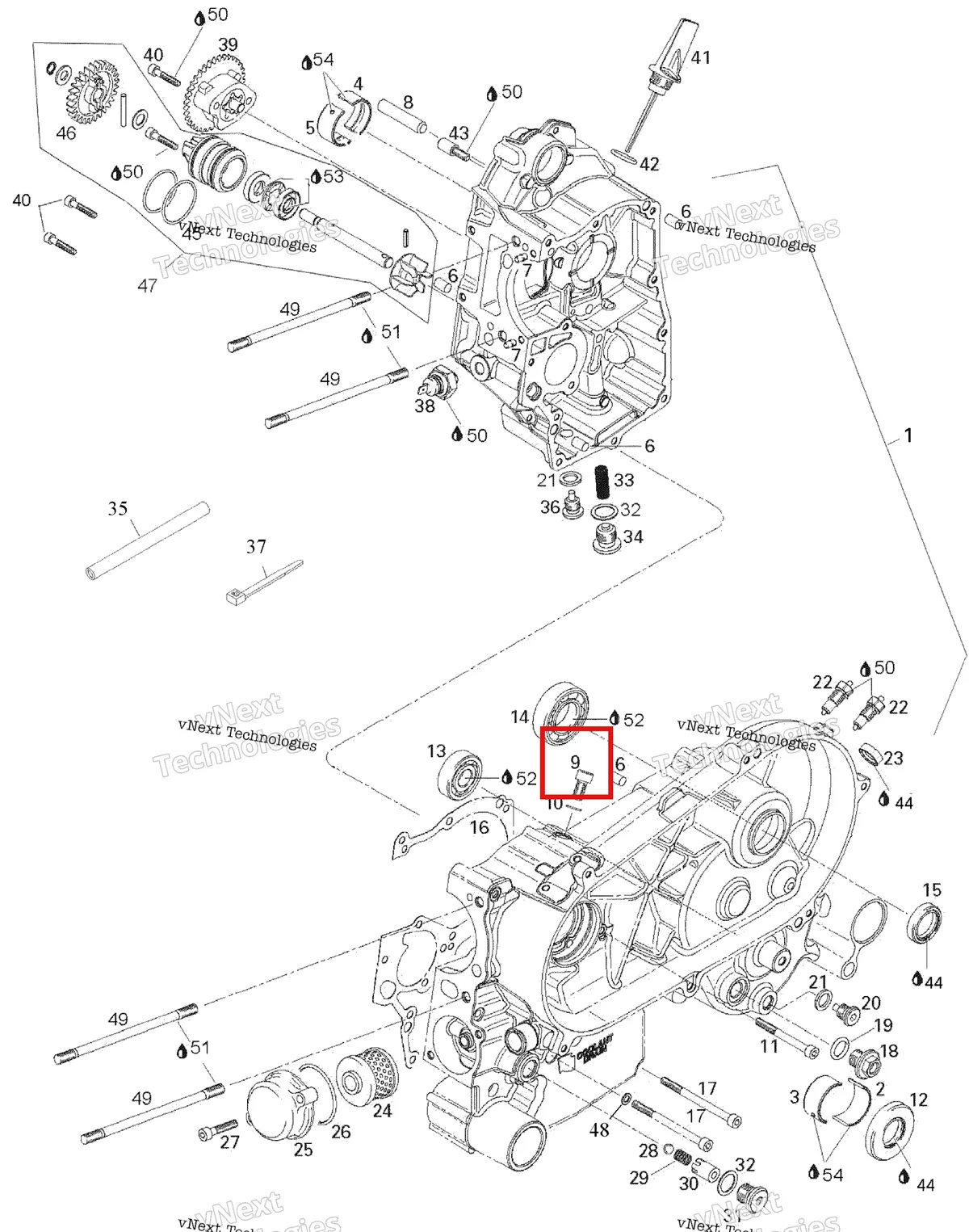Деталь 205081660 на схеме узла 2007 Can-Am Rally 175 Crankcase