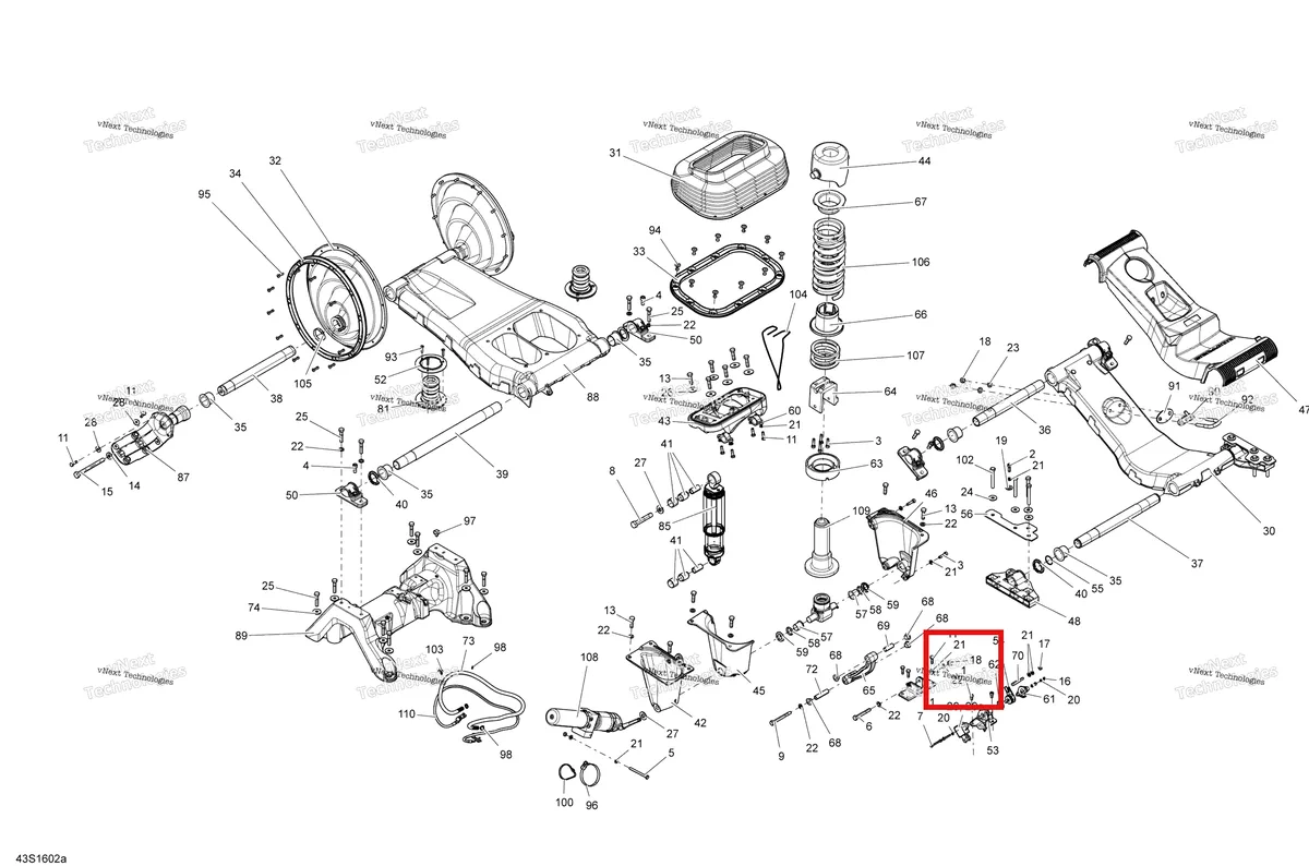 Деталь 205561260 на схеме узла 2016 Sea-Doo GTX Suspension - Gtx Ltd