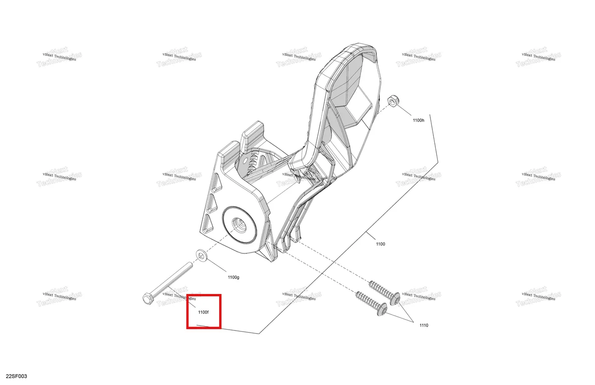 Деталь 207067060 на схеме узла 2026 Sea-Doo SPARK - 900 HO ACE - CONV - 63TE - Sunrise Orange - 3UP Body - Ladder