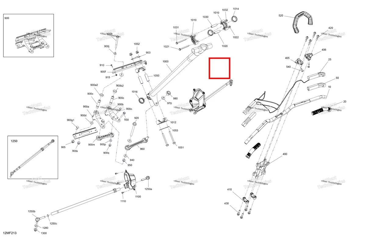 Деталь 207088544 (Деталь Hex. Screw M8 X 85) на схеме узла 2026 Ski-Doo FREERIDE - STD - 850 E-TEC - VBTC - Scandi Blue - 15X146X2.5P Track Mechanic - Steering