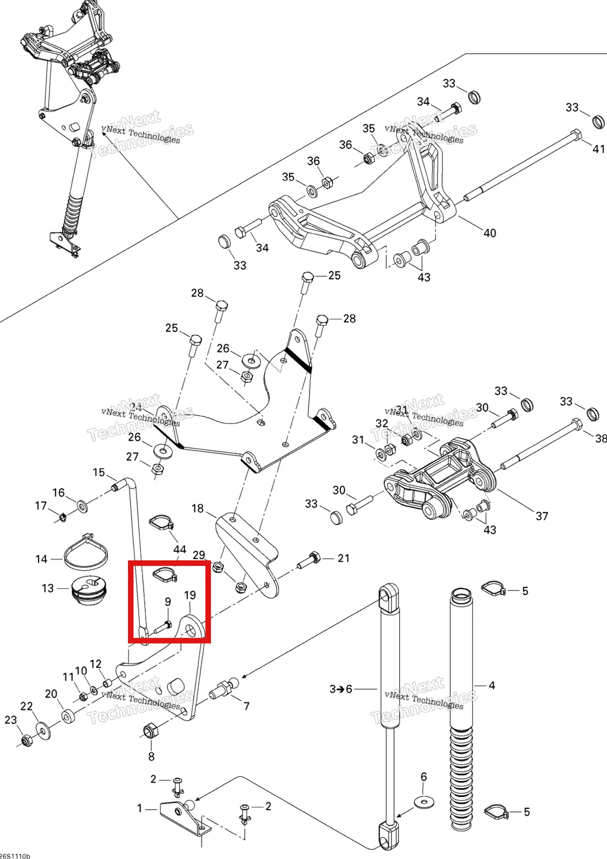 Деталь 207141660 на схеме узла 2011 Sea-Doo RXP-X 255 & RS Front Cover 2