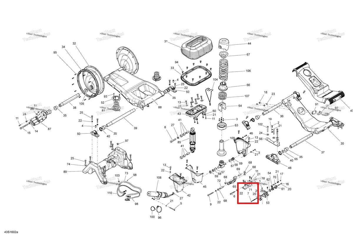 Деталь 207144060 на схеме узла 2016 Sea-Doo GTX Suspension - Gtx Ltd