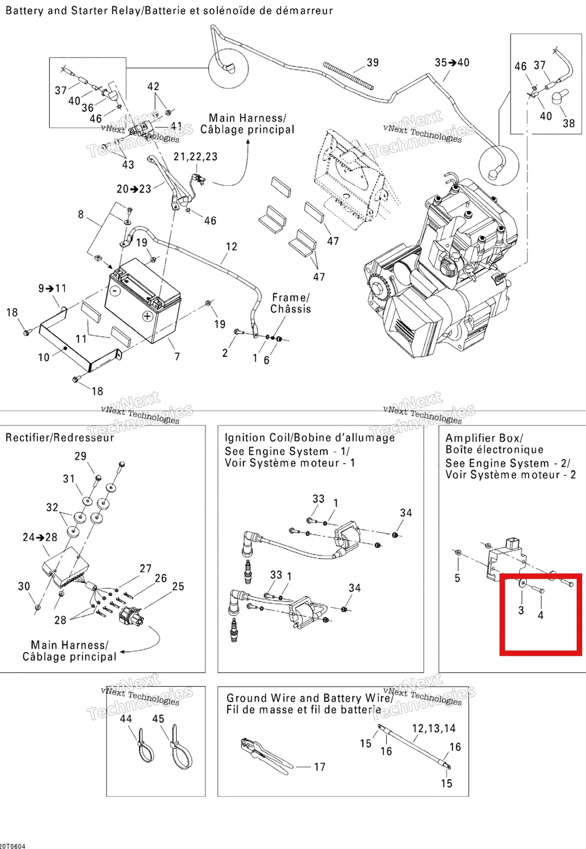 Деталь 207152544 на схеме узла 2006 Can-Am DS 650 X Electrical System