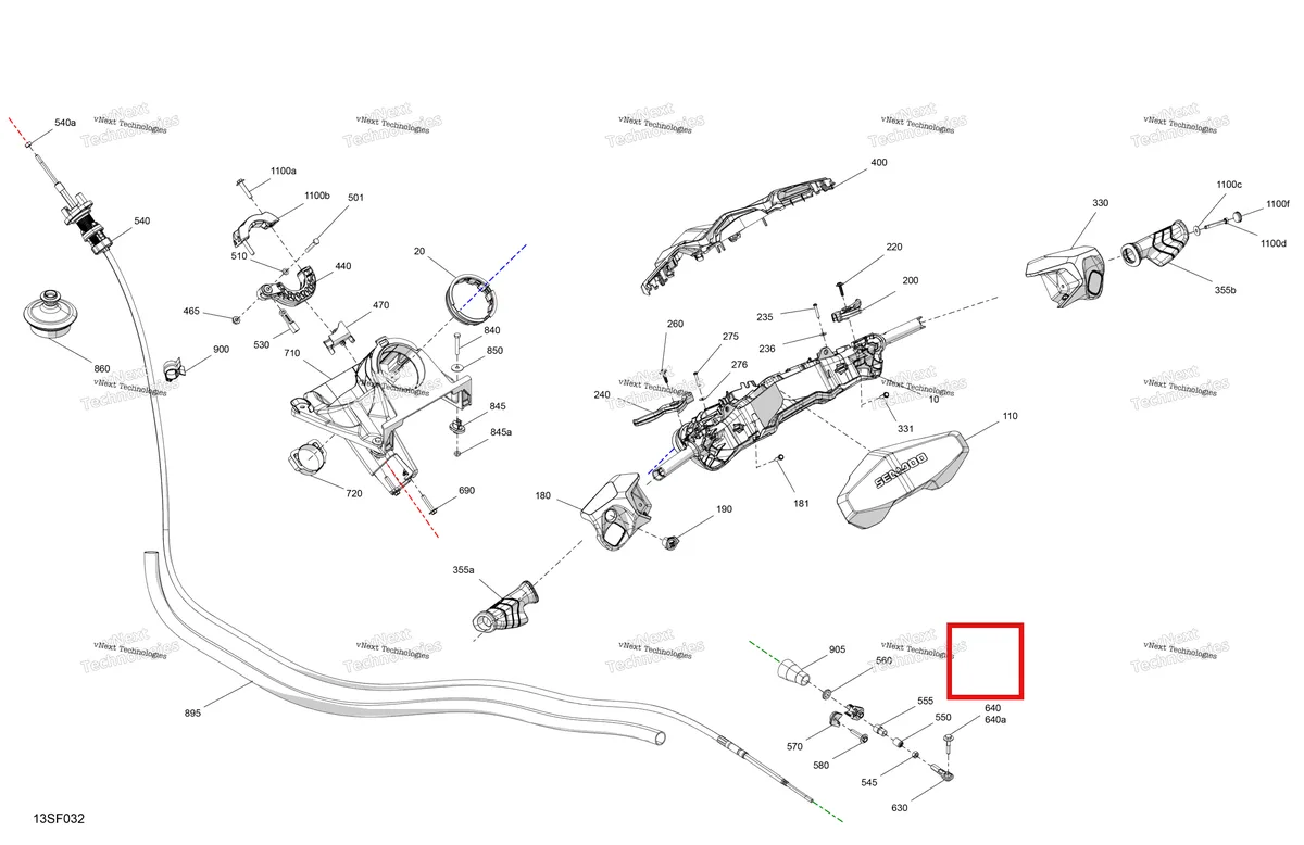 Деталь 207164060 на схеме узла 2026 Sea-Doo GTI - 130 - STD - 38TB - Bright White Mechanic - Steering