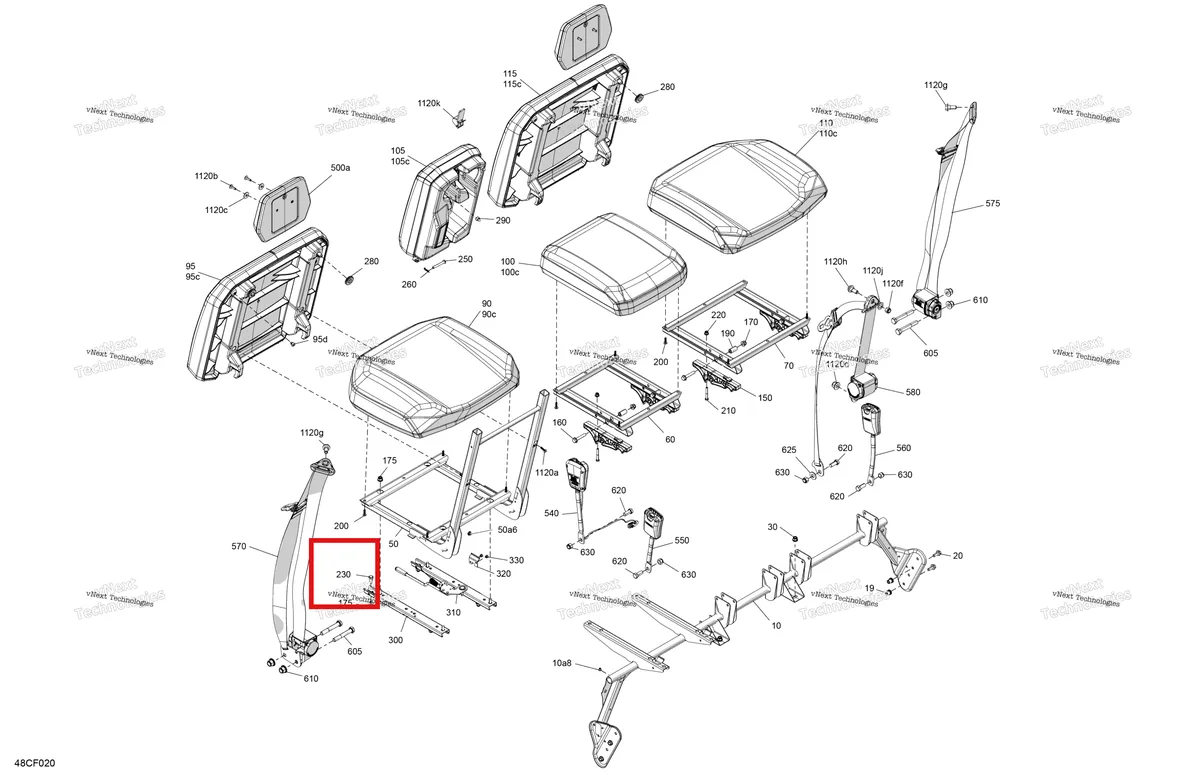 Деталь 207182044 (Деталь Hex. Screw M8 X 20) на схеме узла 2026 Can-Am Defender - HD9 - XT - 8FTK - Dark Wildland Camo - 62