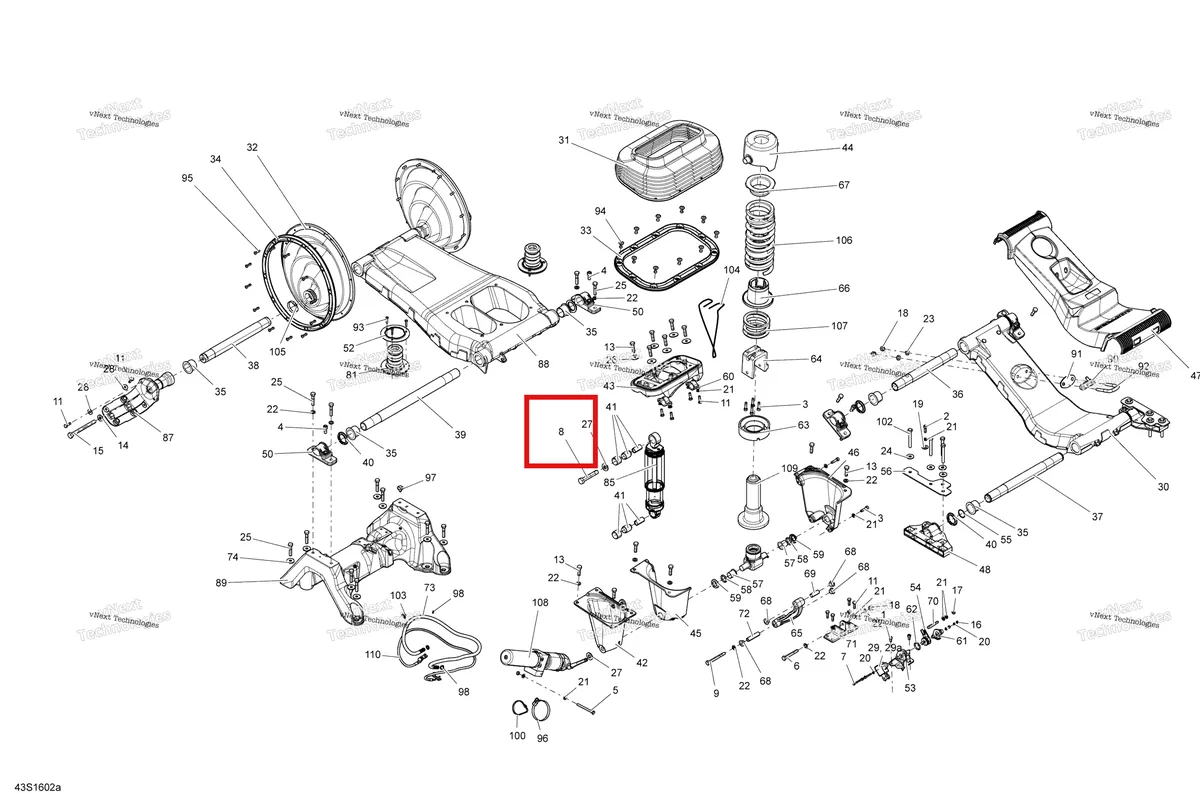 Деталь 207227060 на схеме узла 2016 Sea-Doo GTX Suspension - Gtx Ltd