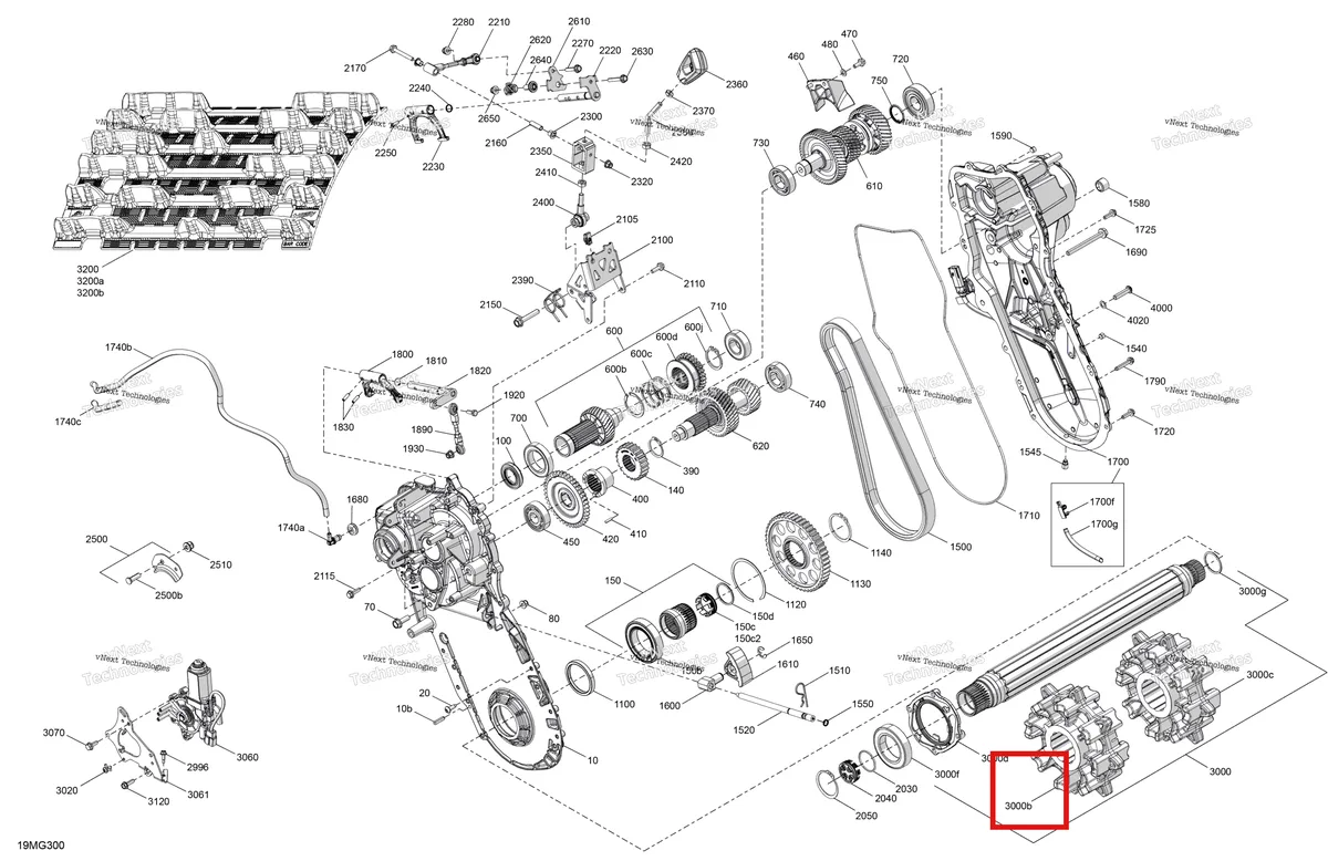 Деталь 207361644 (Деталь Screw M6x16) на схеме узла 2027 Ski-Doo EXPEDITION - LE - 900 ACE - AAVA - Deep Black - 20X154X1.5CSS Track Drive - System