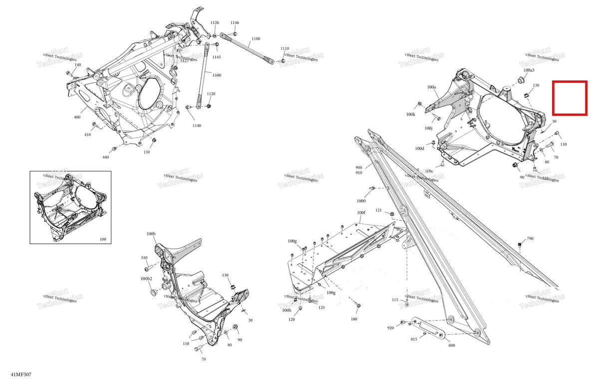 Деталь 207561646 на схеме узла 2026 Ski-Doo BACKCOUNTRY - SPORT - 600 EFI - UBTA - Neo Yellow - 16X146X2.0P Track Frame - System - Front Section