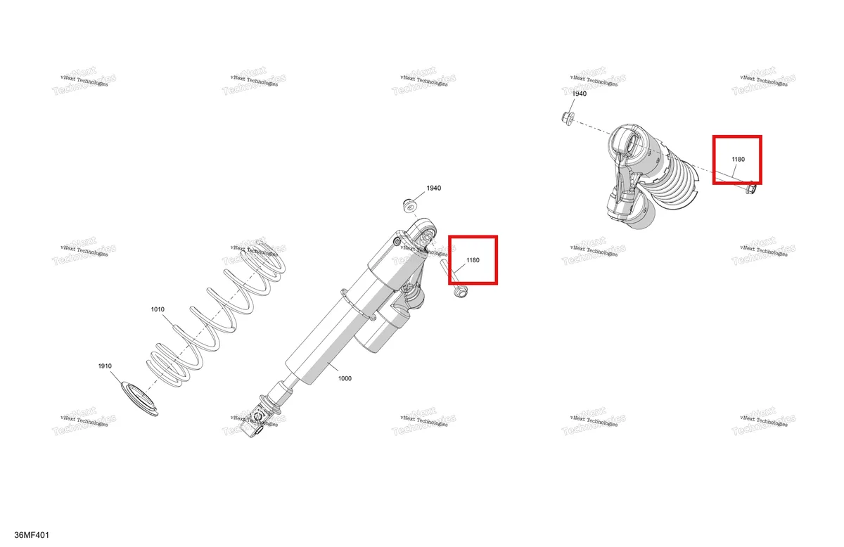 Деталь 207606046 на схеме узла 2026 Ski-Doo MXZ - RACING - 600 RS - BMTA - Neo Yellow - 15X137X1.75R Track Suspension - Front Shock