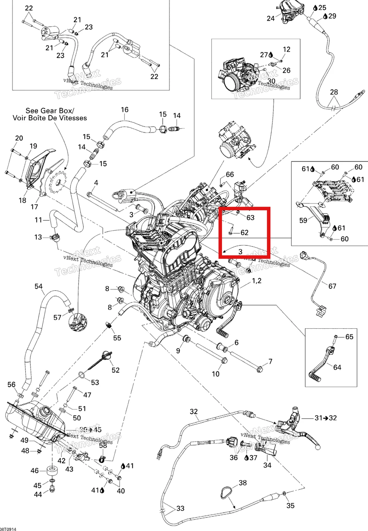 Деталь 207652034 на схеме узла Engine