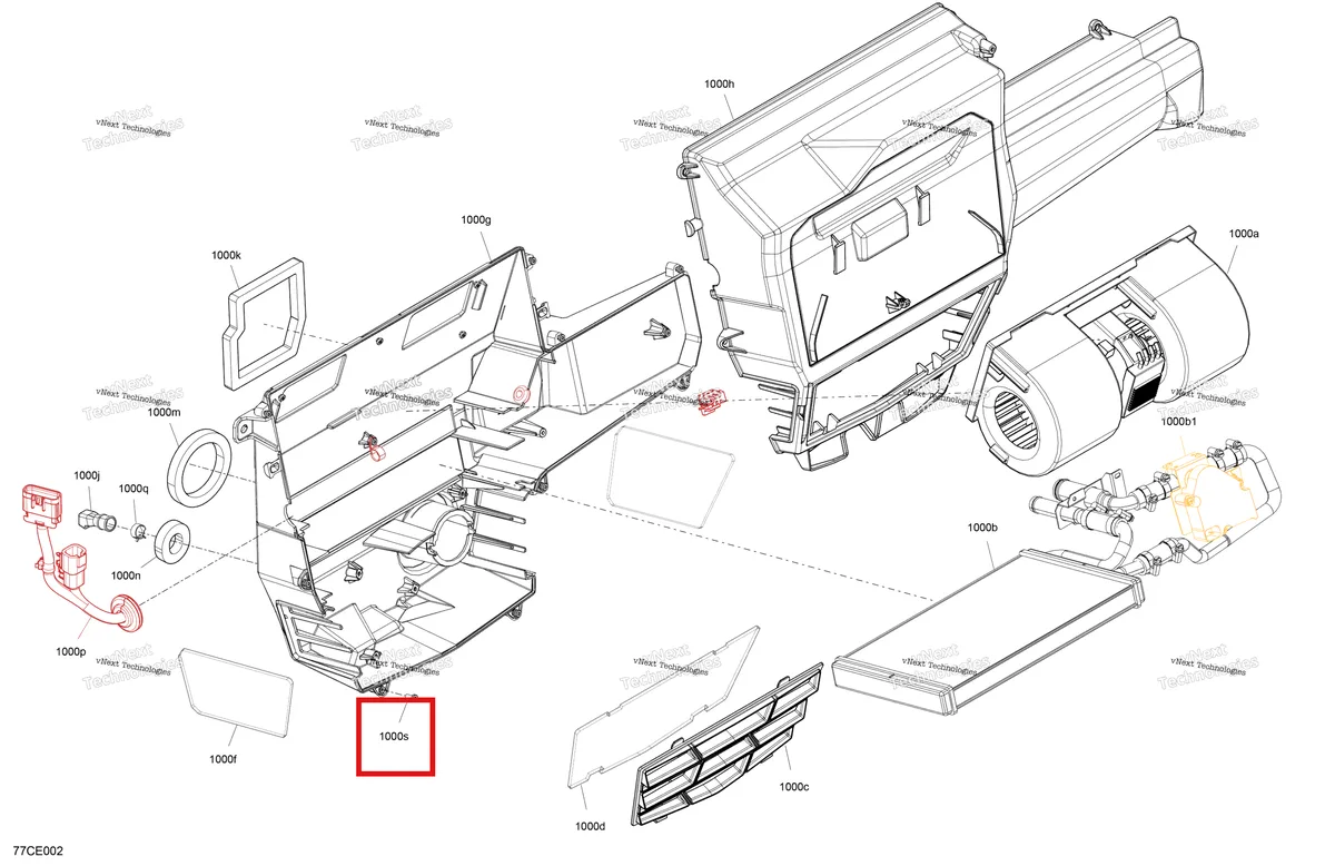 Деталь 211000180 на схеме узла 2025 Can-Am Defender - HD9 - DPS CAB - 8USB - Compass Green - 67