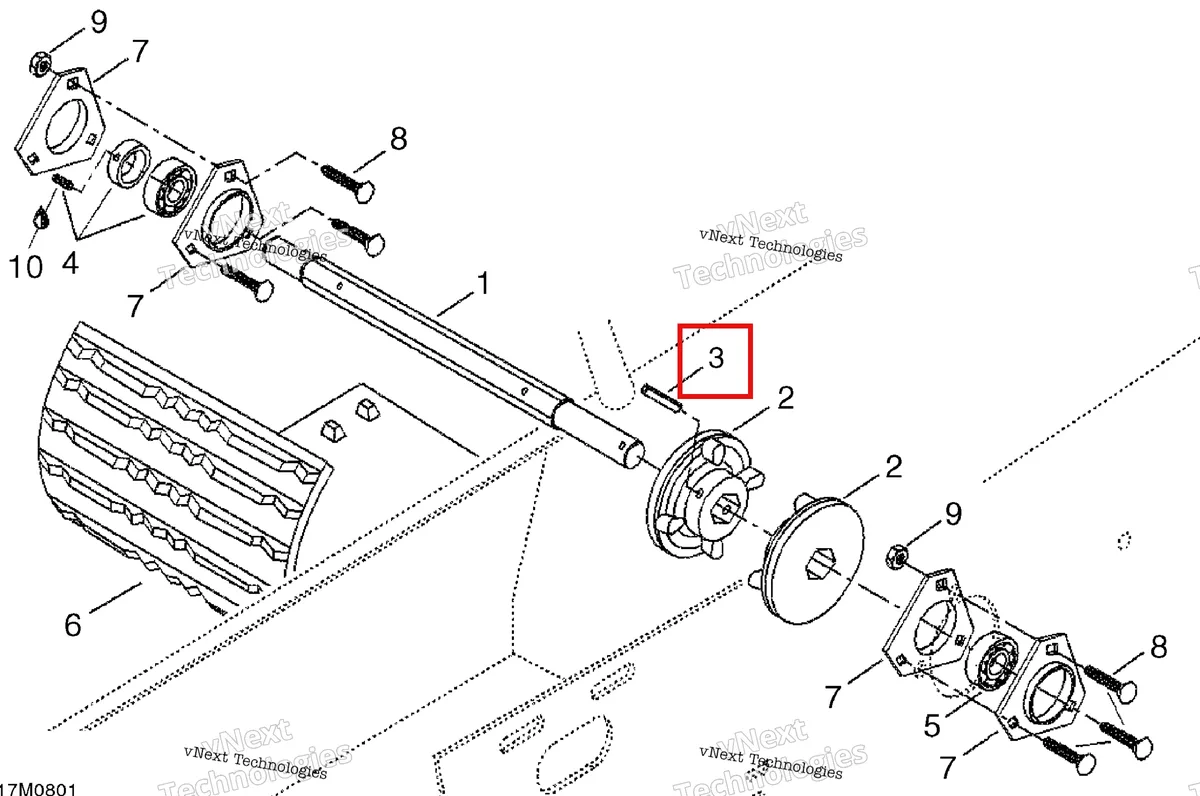 Деталь 211400016 на схеме узла 2008 Ski-Doo Mini Z Drive System