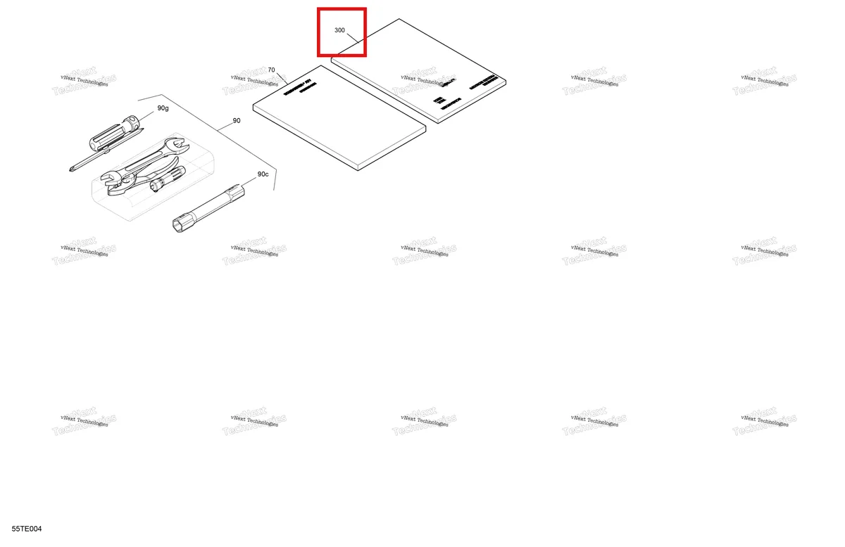 Деталь 219002430 (Лебёдка Instruction направляющая Can-Am Outlander 1000R EFI XMR (2022) (219002430)) на схеме узла 2025 Can-Am RENEGADE - 4X4 - XMR - 1000R EFI - 5USA - Scandi Blue Body - Front Storage Tray