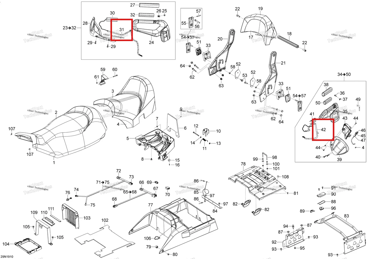Схема применяемости: Was 515175506 Tubing Ski-Doo Expedition TUV 600 H.O. SDI REV-XU (2009) (219704426)