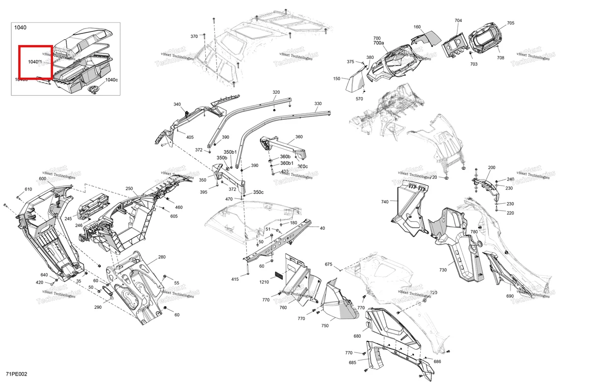 Деталь 219704452 (Was 715900411 Neoprene сальник Can-Am Outlander MAX 800R EFI DPS XT XT-P (2014) (219704452)) на схеме узла 2025 Can-Am OUT-MAX - 6X6 - XT - 1000 EFI - 5ZSA - Boreal Green Body - Front Section