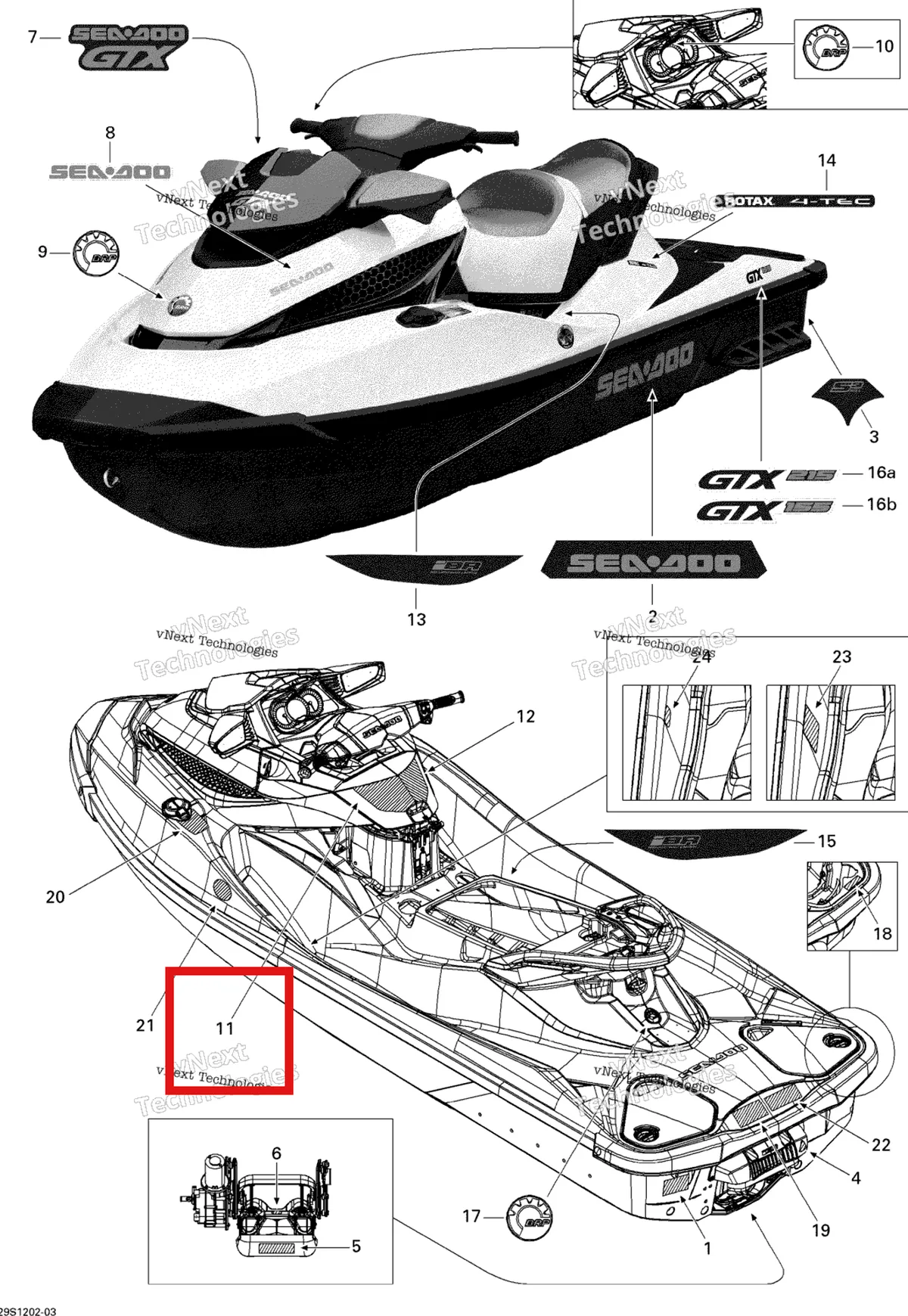 Деталь 219903316 на схеме узла Decals