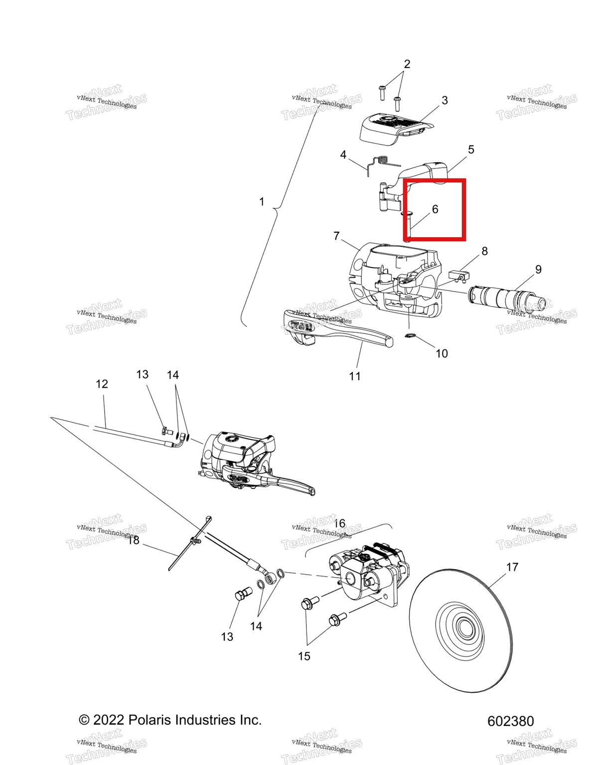 Деталь 2201946 на схеме узла Brakes, Brake System