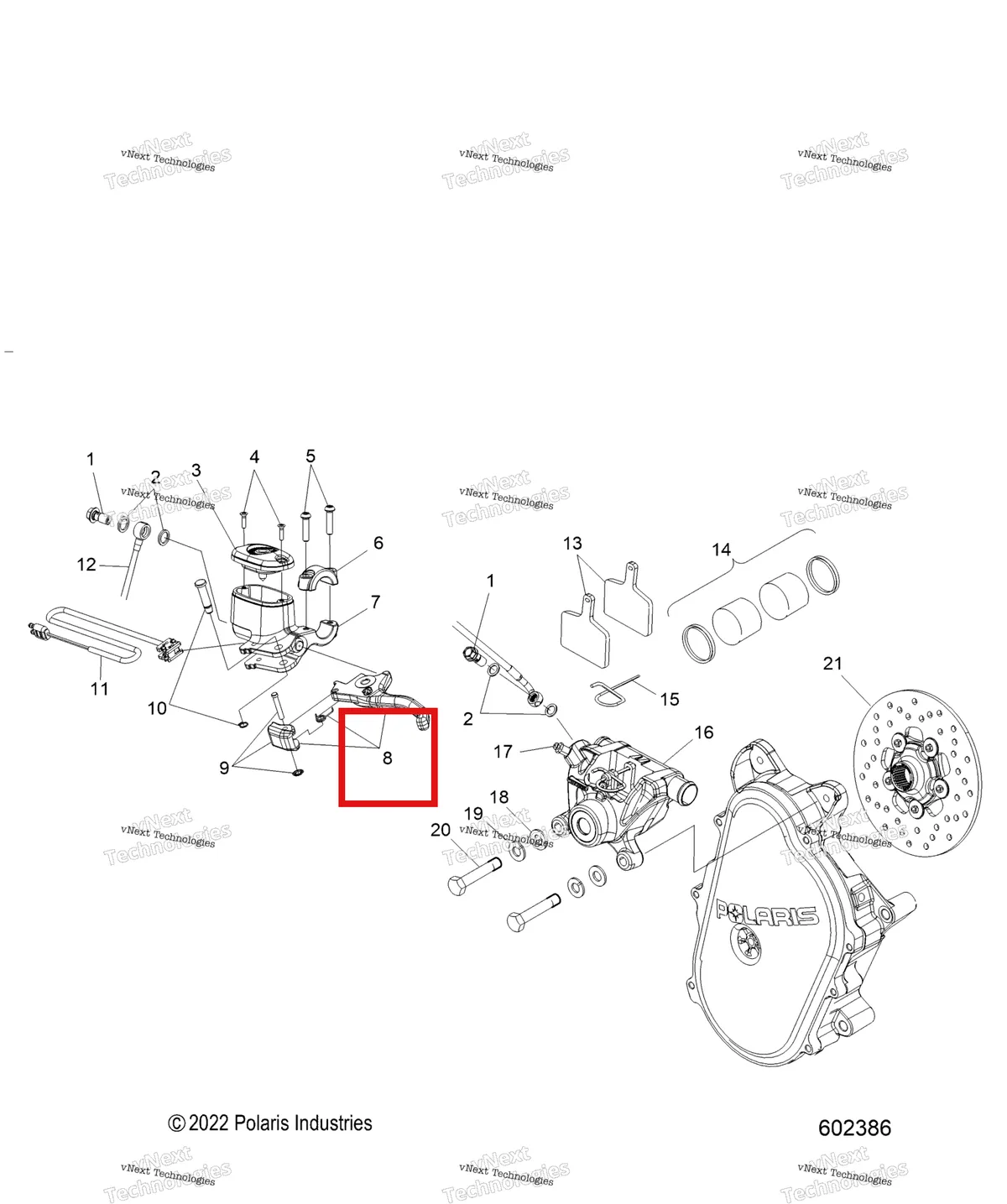 Деталь 2202791 на схеме узла Brakes, Brake System