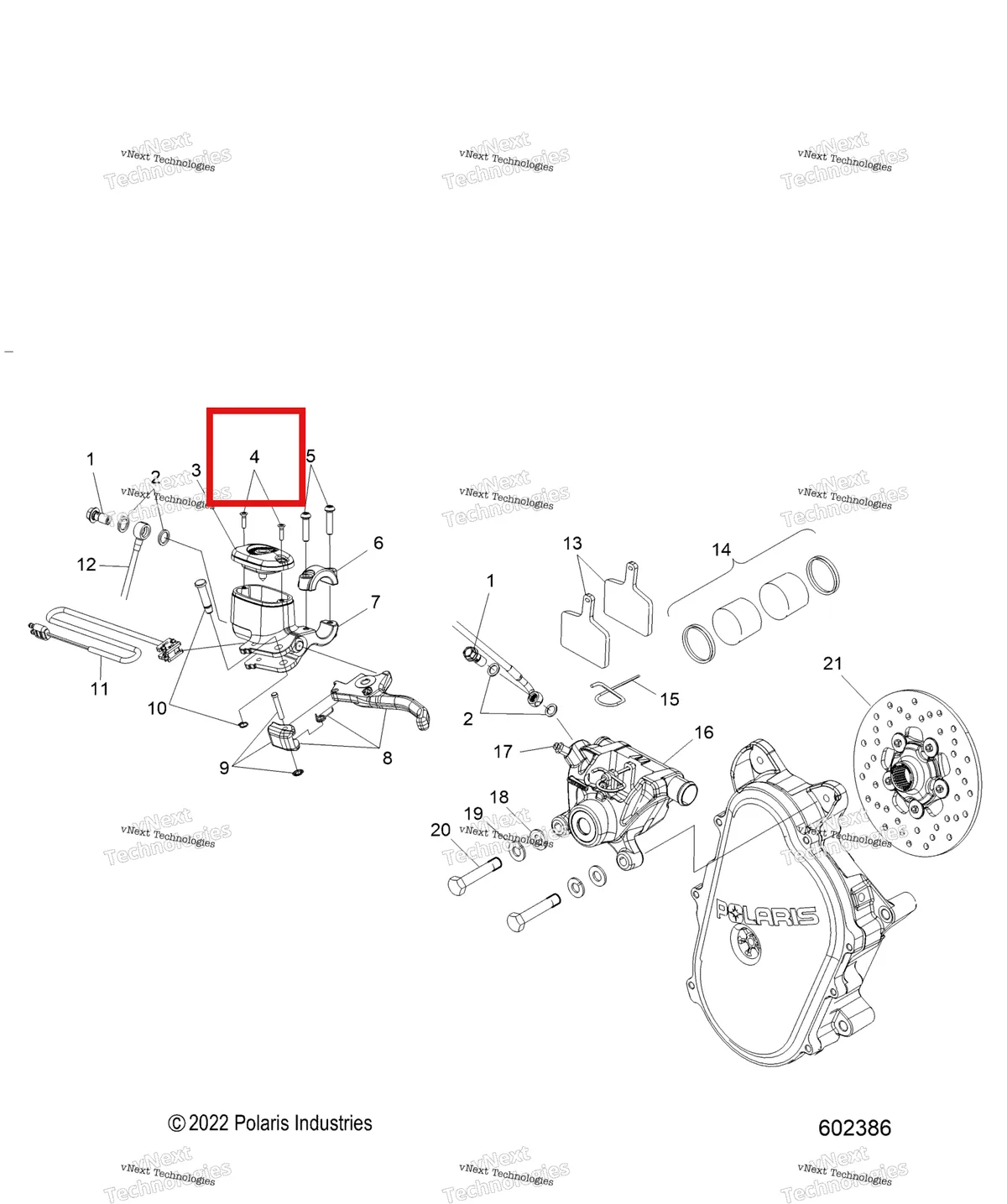 Деталь 2202796 на схеме узла Brakes, Brake System