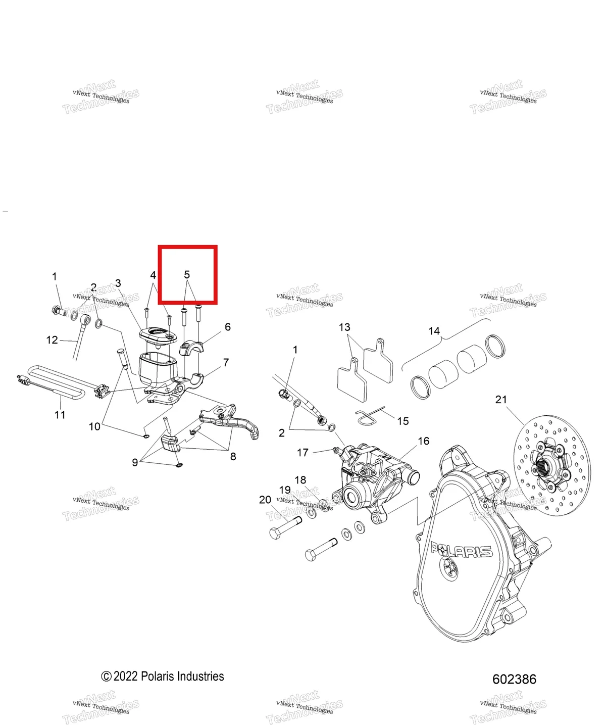 Деталь 2202798 на схеме узла Brakes, Brake System