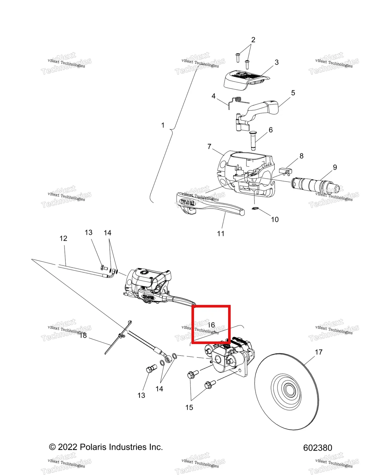 Деталь 2203048 на схеме узла Brakes, Brake System