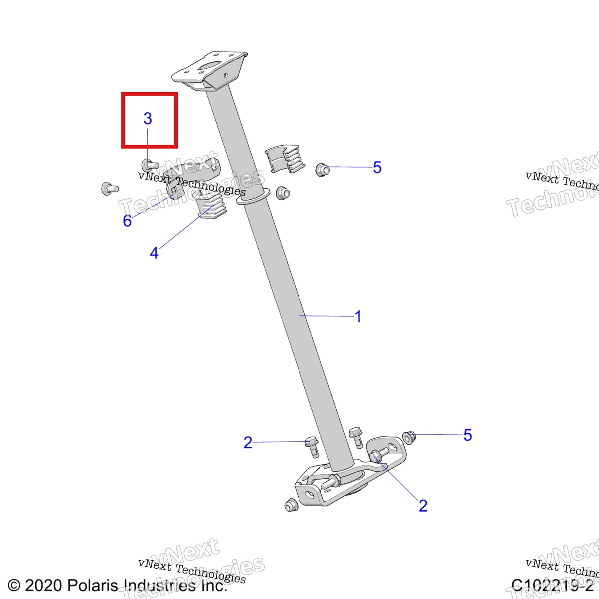 Деталь 2205364 на схеме узла Steering, Steering Post Asm