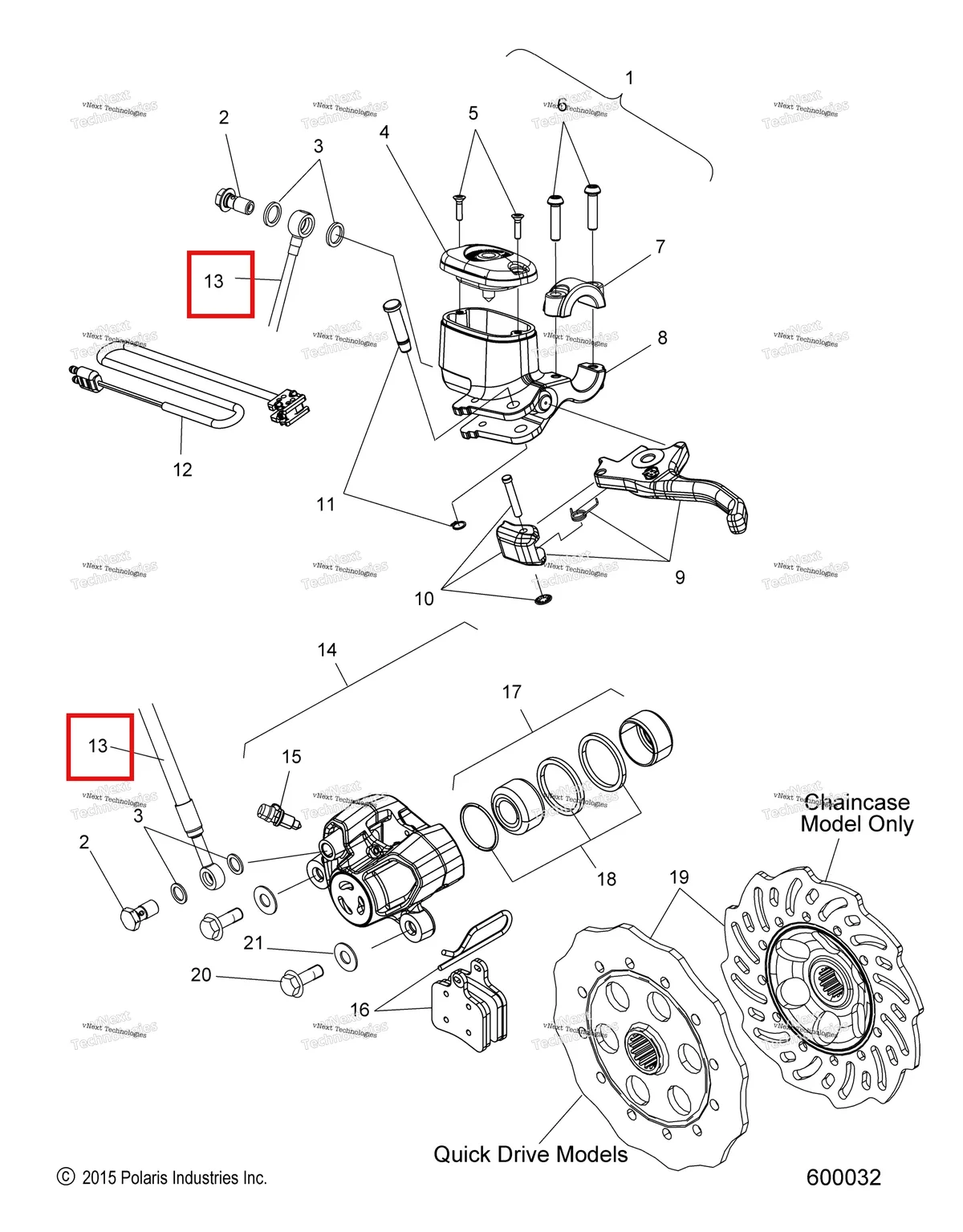 Деталь 2205924 на схеме узла Brakes, Brake System S18egk8ps/Egm8p All Options