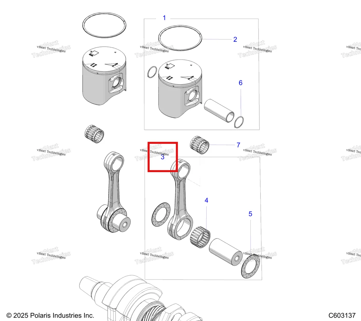 Деталь 2208792 на схеме узла Engine, Pistons S27tfh9b