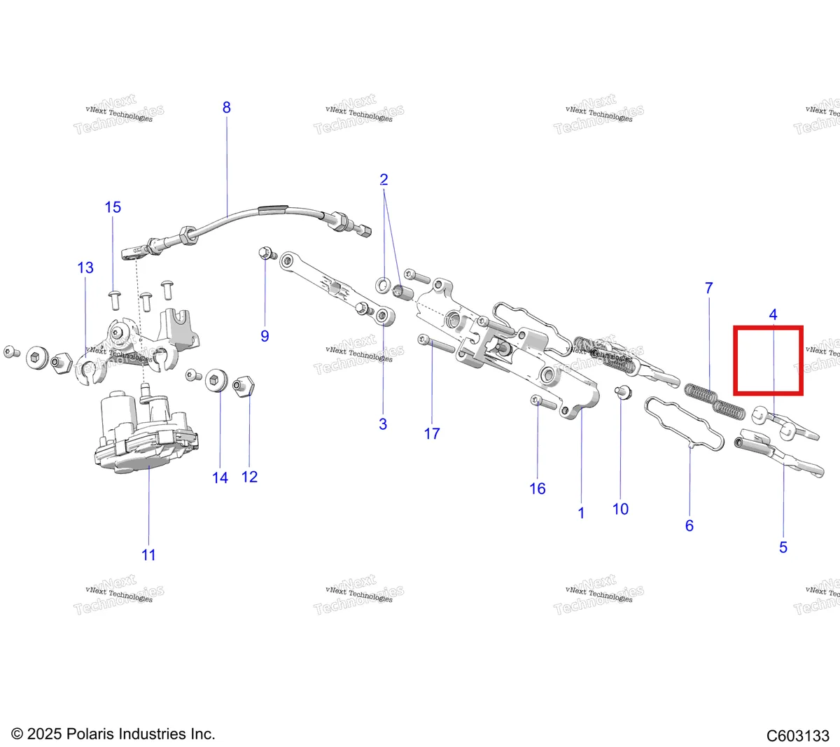 Деталь 2208930 на схеме узла Engine, Exhaust Valve And Actuator