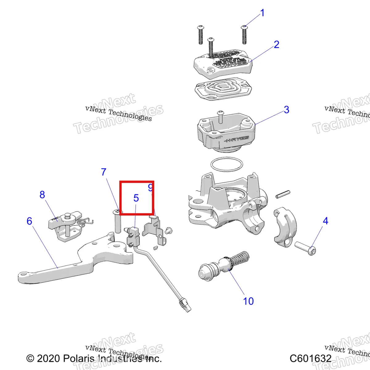 Деталь 2209196 на схеме узла Brakes, Master Cylinder Asm S27tfb6r