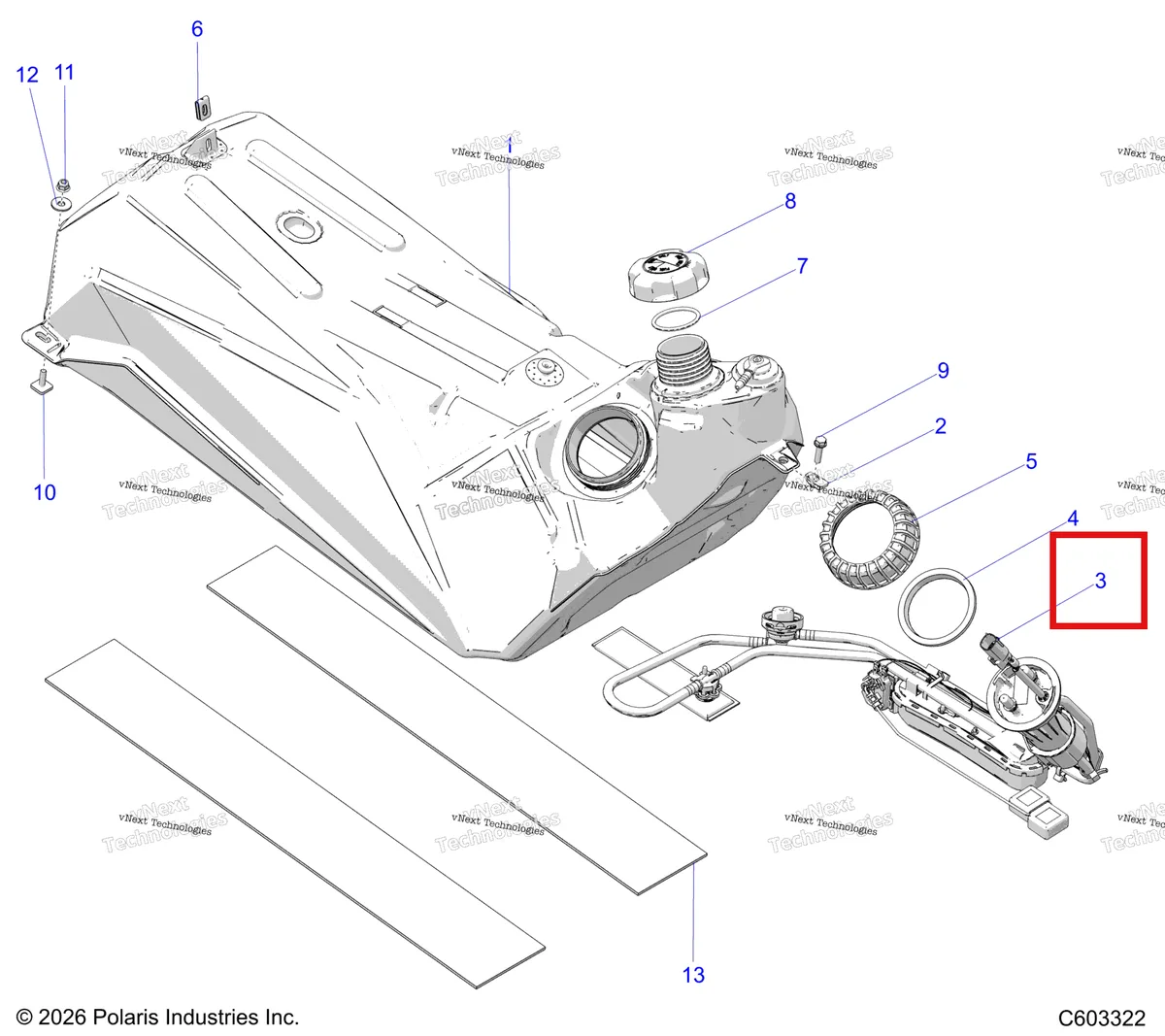 Деталь 2212449 на схеме узла Fuel System, Fuel Tank And Pump S27tgm9b