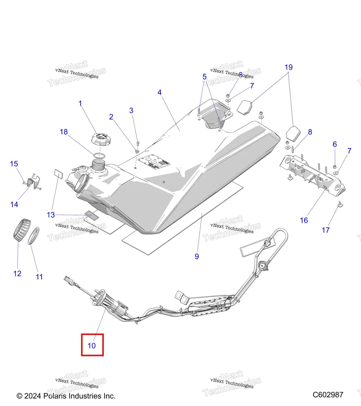 Деталь 2212451 на схеме узла Fuel System, Fuel Tank Asm. S27tde6rs