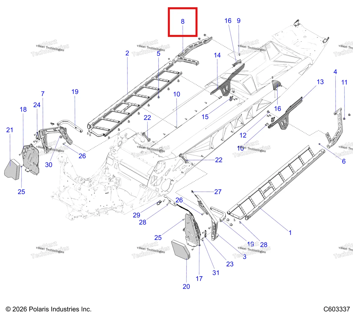 Деталь 2212860-067 на схеме узла Chassis, Footrests And Running Boards S27tgm8m