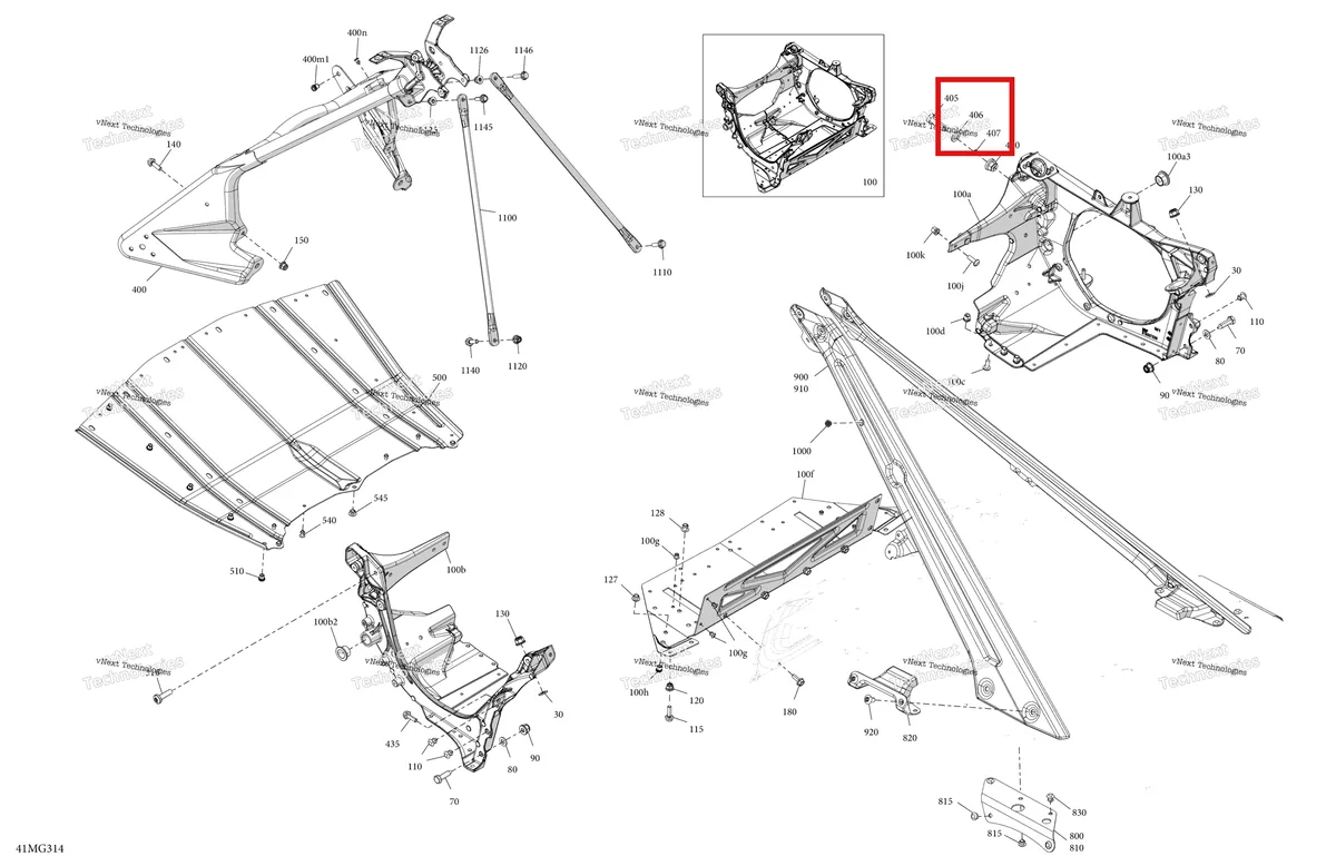 Деталь 234001410 (Шайба Плоская М10) на схеме узла 2027 Ski-Doo SKANDIC - SPORT - 600 EFI - AJVA - Neo Yellow - 20X154X1.25WT Track Frame - System - Front Section