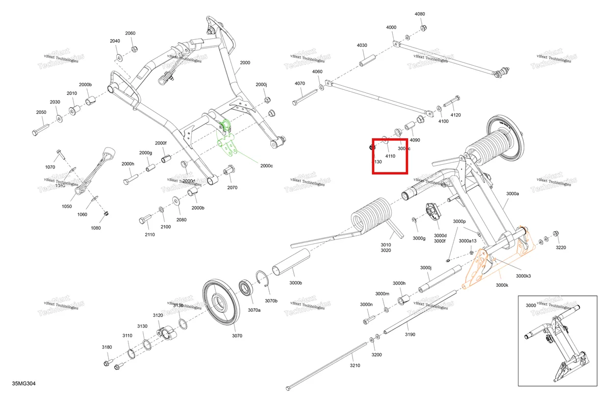 Деталь 234082410 (Шайба) на схеме узла 2027 Ski-Doo EXPEDITION - XTREM - 850 E-TEC - ADVA - Deep Black - 20X154X1.8CST8 Track Suspension - Rear - Upper Section